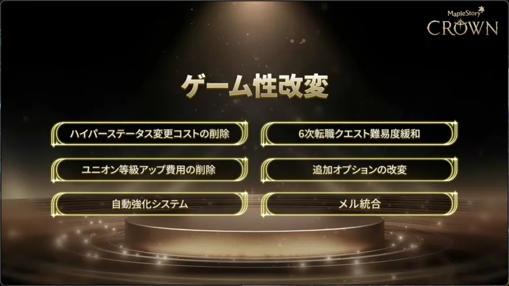 ゲーム性の改善